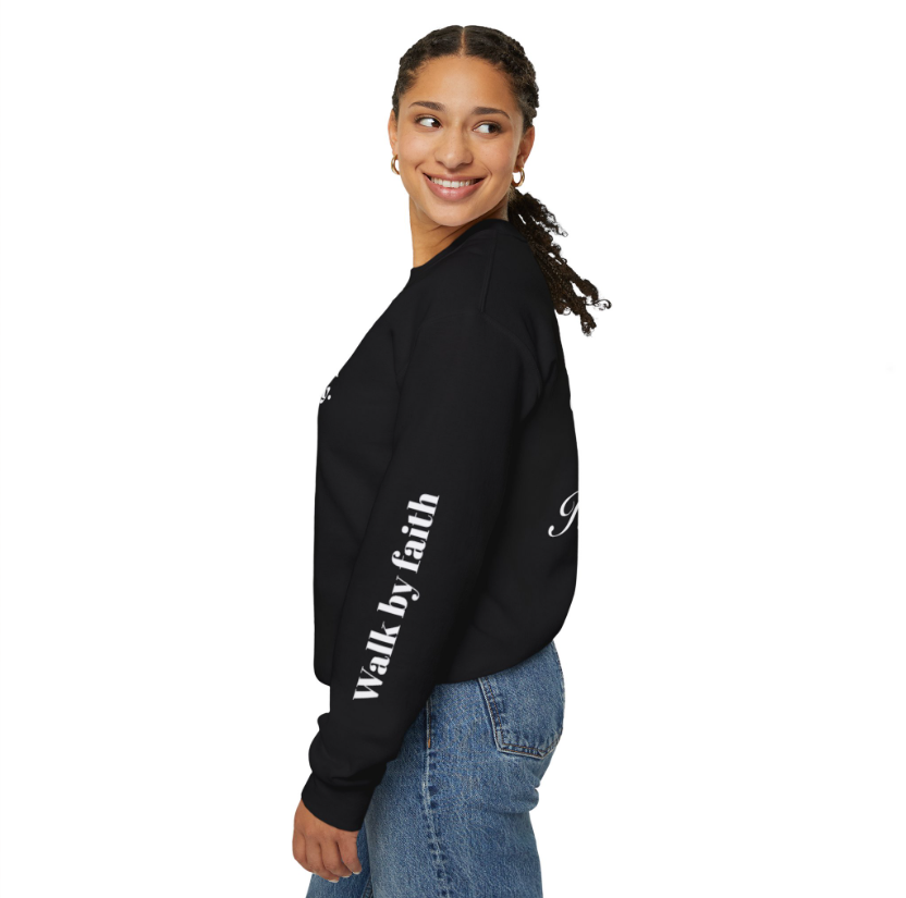 Crewneck Sweatshirt — “Child of the King” Inspirational Christian Pullover
